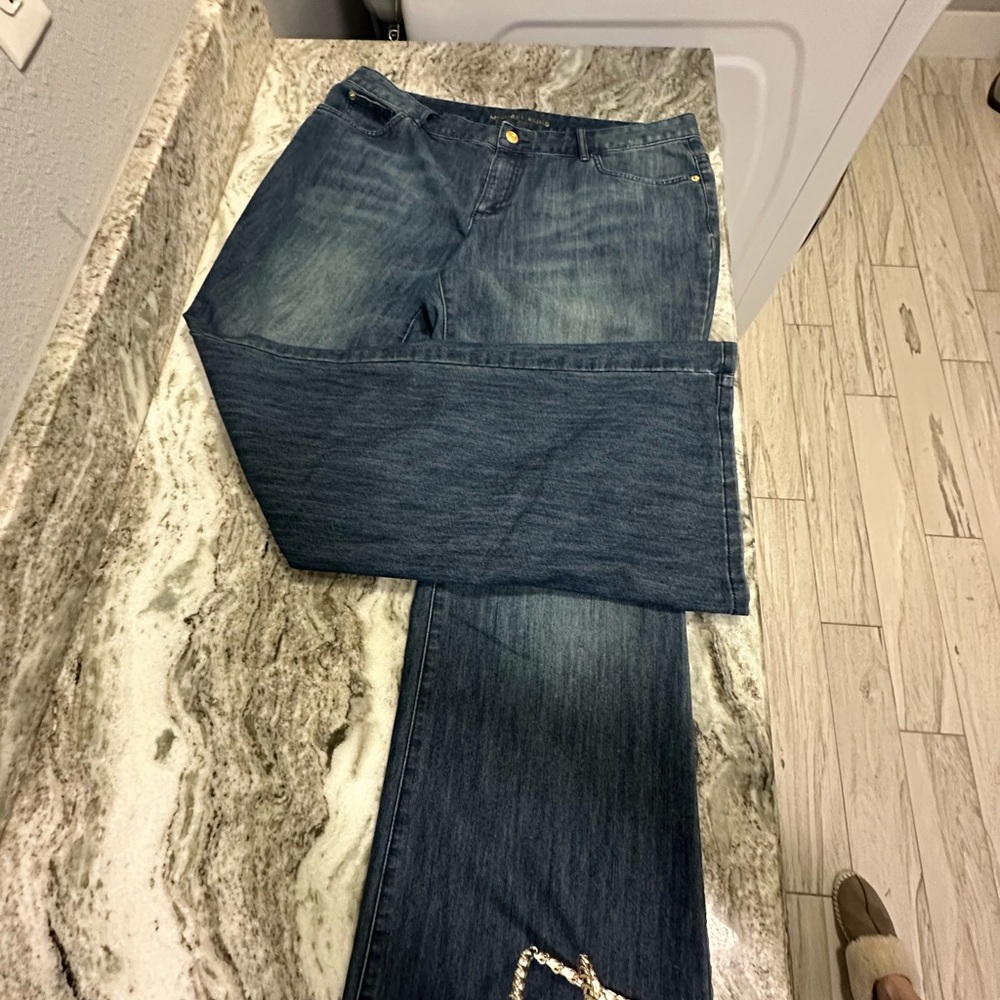 Michael Kors Blue Women's Boot Cut Jeans